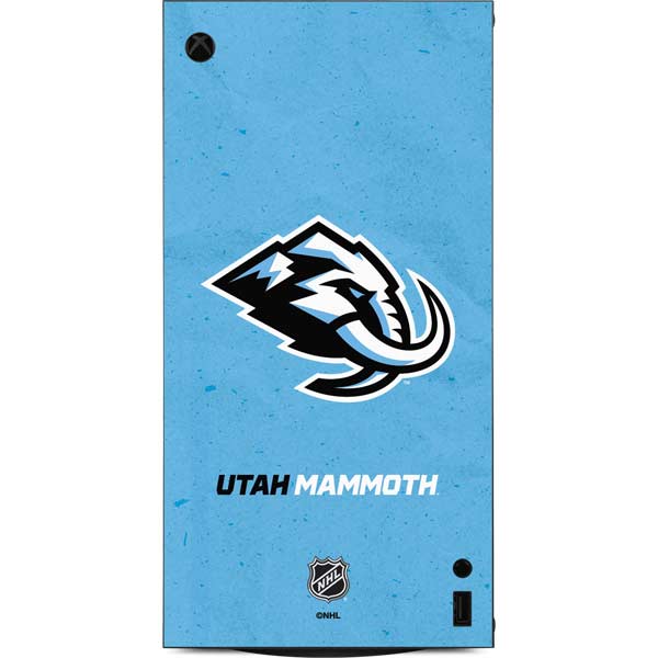 NHL Utah Mammoth Distressed Blue XBox Series X Digital Edition Console Skin