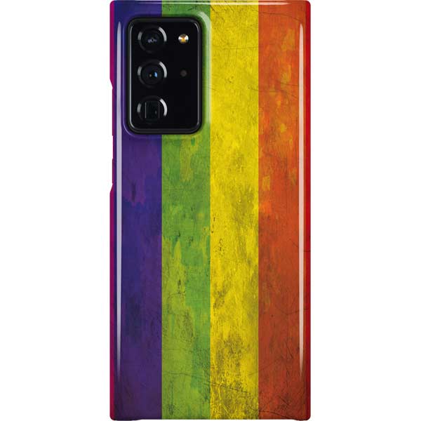 Distressed Rainbow Flag Galaxy Cases