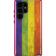 Distressed Rainbow Flag Galaxy Cases