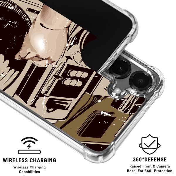 DJ Spinning Galaxy S26 Clear Case