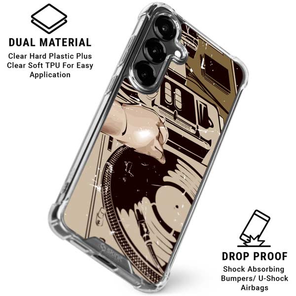 DJ Spinning Galaxy S26 Clear Case