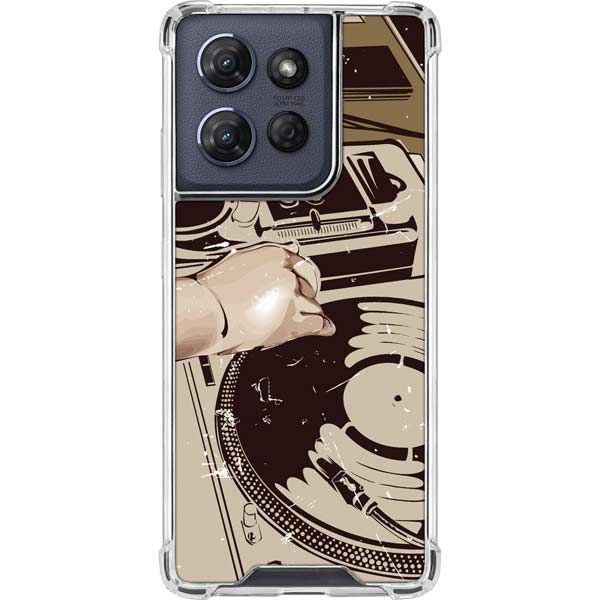 DJ Spinning Moto G 5G (2025) Clear Case