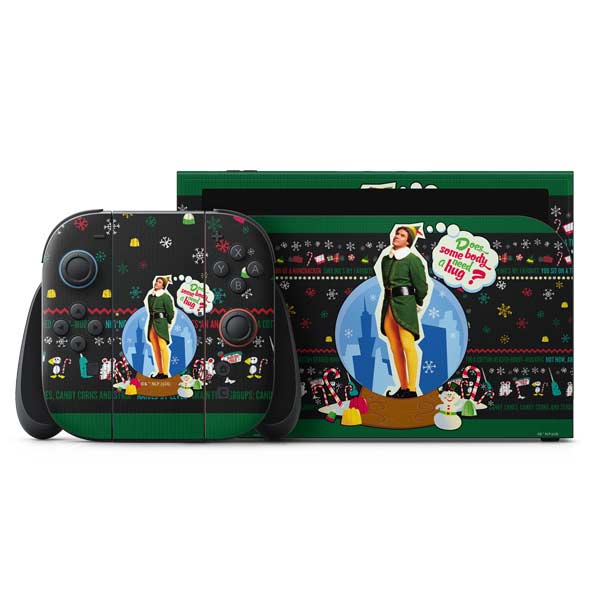 Elf Does Someone Need a Hug Nintendo Switch 2 (2025) with Joy-Con Skin