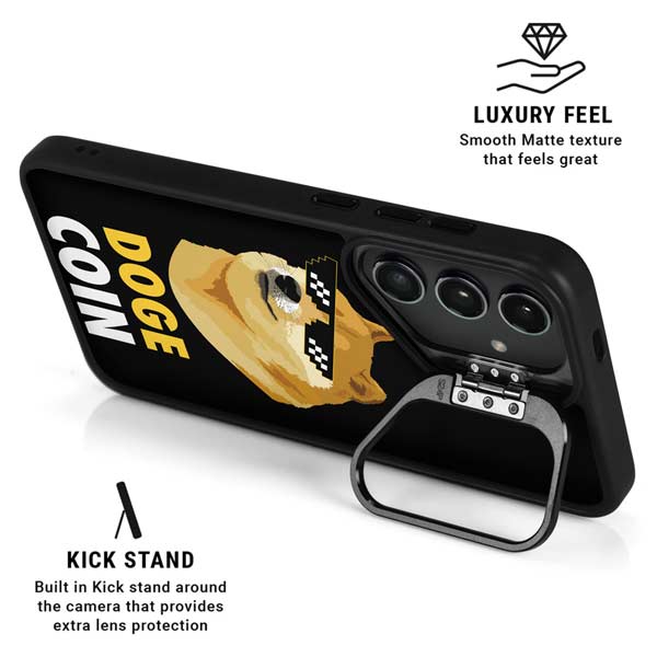 Doge Coin Crypto Galaxy S26 Ultra Kickstand Case