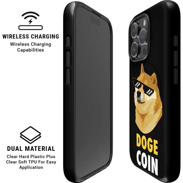 Doge Coin Crypto iPhone 16 Pro Magsafe Impact Case