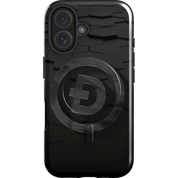Doge Coin Textured Logo iPhone 16 Magsafe Impact Case