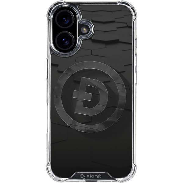 Doge Coin Textured Logo iPhone 17 Clear Case