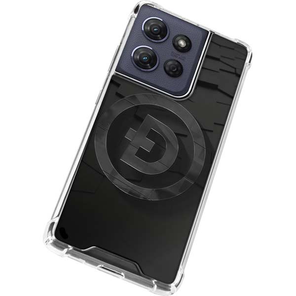 Doge Coin Textured Logo Moto G 5G (2025) Clear Case