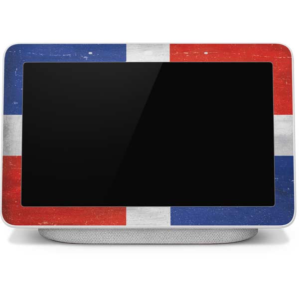 Dominican Republic Flag Distressed Google Home Hub Skin