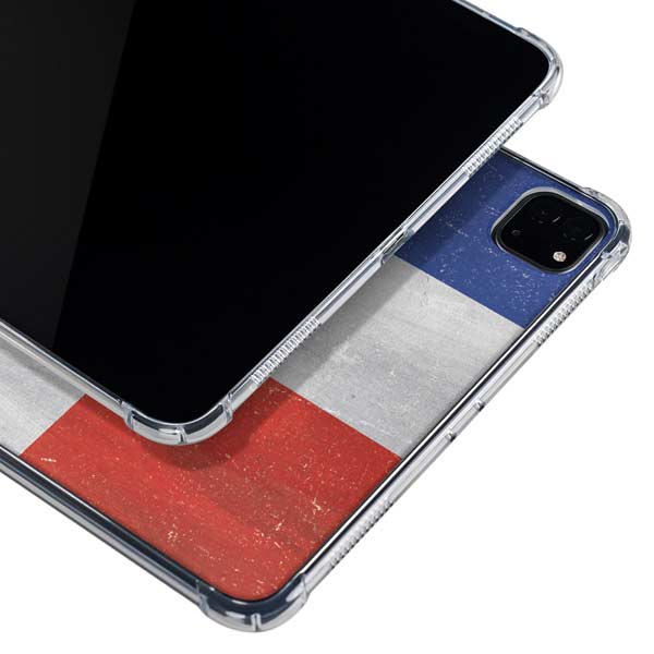 Dominican Republic Flag Distressed iPad Pro 11in (2024) Clear Case