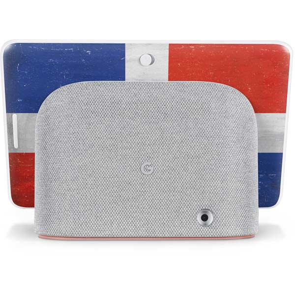 Dominican Republic Flag Faded Google Home Hub Skin