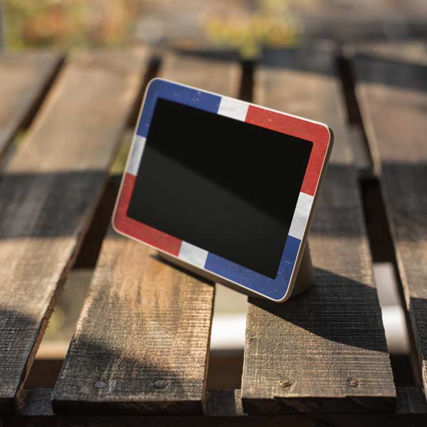 Dominican Republic Flag Faded Google Home Hub Skin