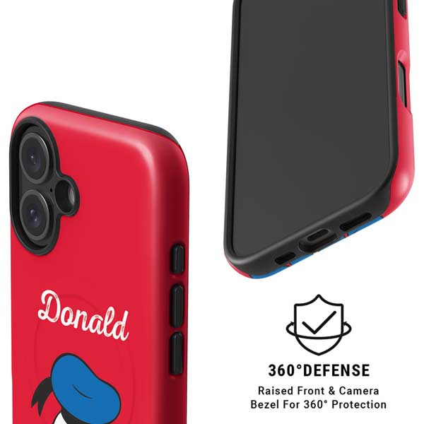 Disney Friends Donald Duck Backwards iPhone 16 Magsafe Impact Case