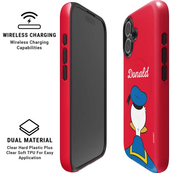 Disney Friends Donald Duck Backwards iPhone 16 Magsafe Impact Case