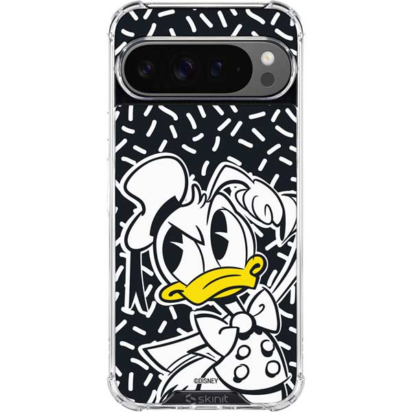 Disney Friends Donald Duck Thinking Google Pixel 10 Pro XL Clear Case