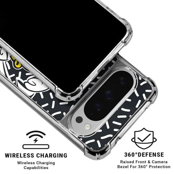 Disney Friends Donald Duck Thinking Google Pixel 10 Pro XL Clear Case