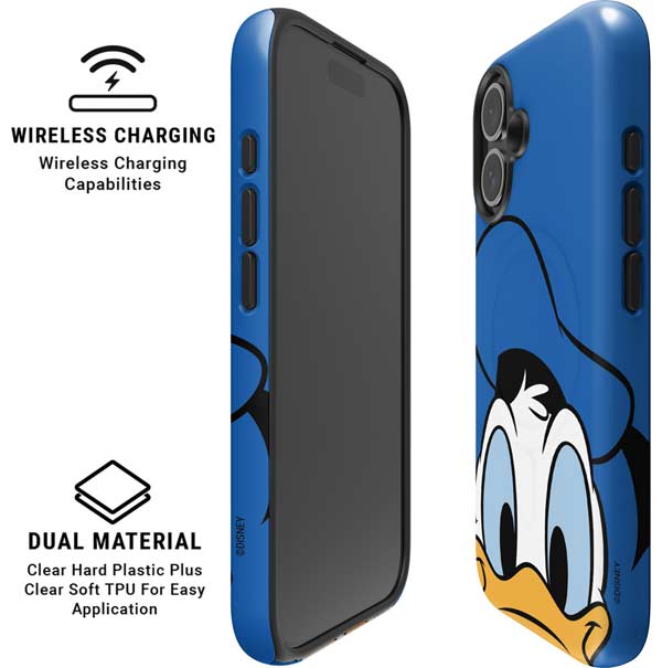 Disney Friends Donald Duck Up Close iPhone 16 Magsafe Impact Case