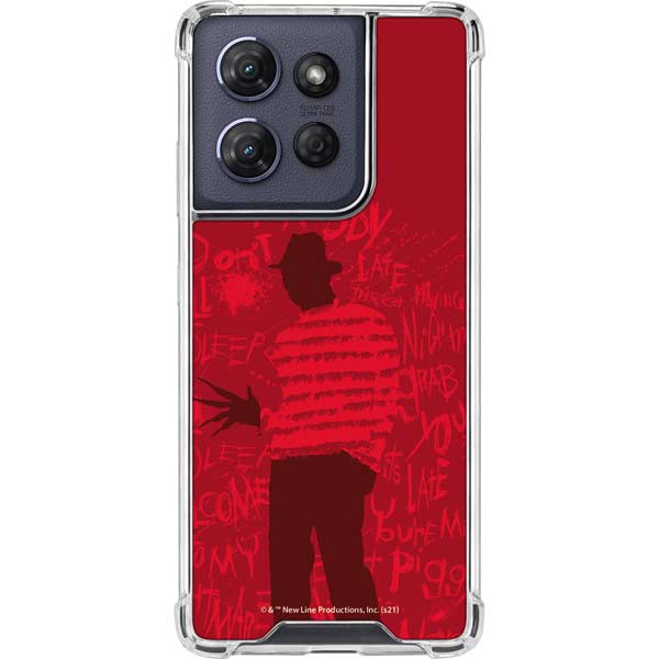 Nightmare on Elm Street Dont Fall Asleep Moto G Play 5G (2025) Clear Case