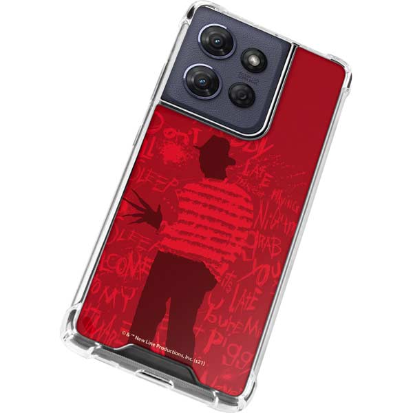 Nightmare on Elm Street Dont Fall Asleep Moto G Power 5G (2025) Clear Case