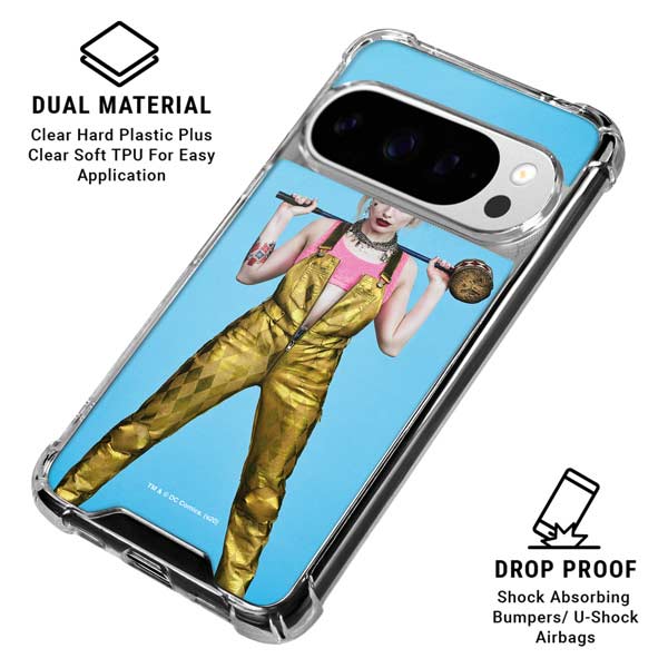 DC Comics Harley Quinn Movie Charcater Poster Google Pixel 10 Pro XL Clear Case