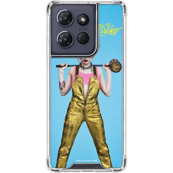 DC Comics Harley Quinn Movie Charcater Poster Moto G Play 5G (2025) Clear Case