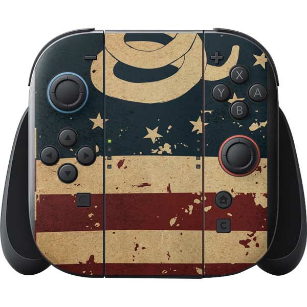 Dont Tread On Me American Flag Nintendo Switch 2 (2025) with Joy-Con Skin