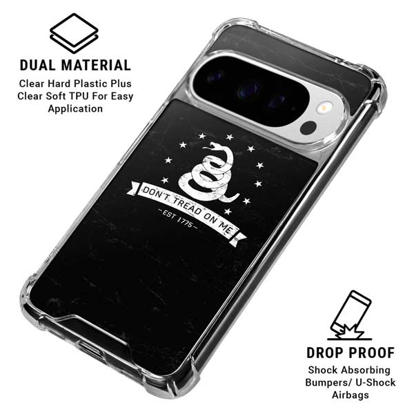 Dont Tread On Me Est 1775 Google Pixel 10 Pro XL Clear Case