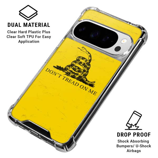 Dont Tread On Me Google Pixel 10 Pro XL Clear Case