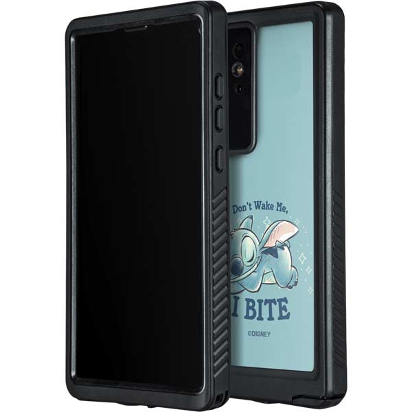 Disney Lilo and Stitch Dont Wake Me I Bite Galaxy S24 Ultra Waterproof Case