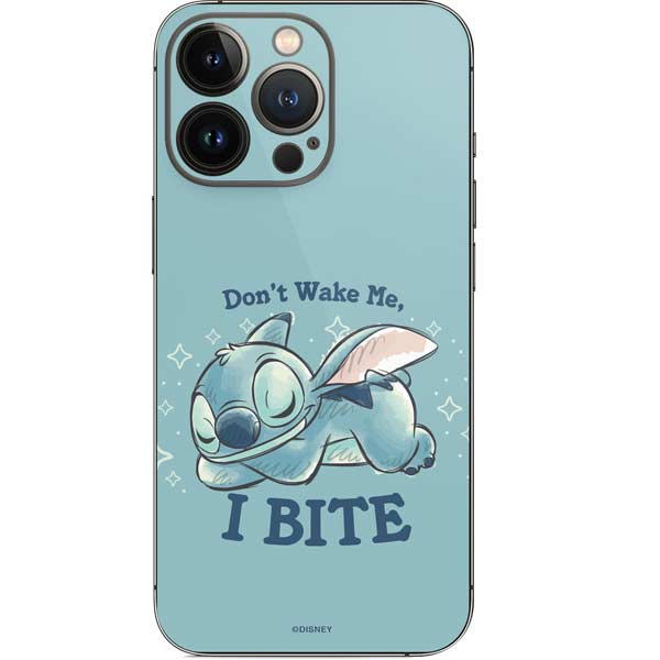 Disney Lilo and Stitch Dont Wake Me I Bite iPhone 15 Pro Skin