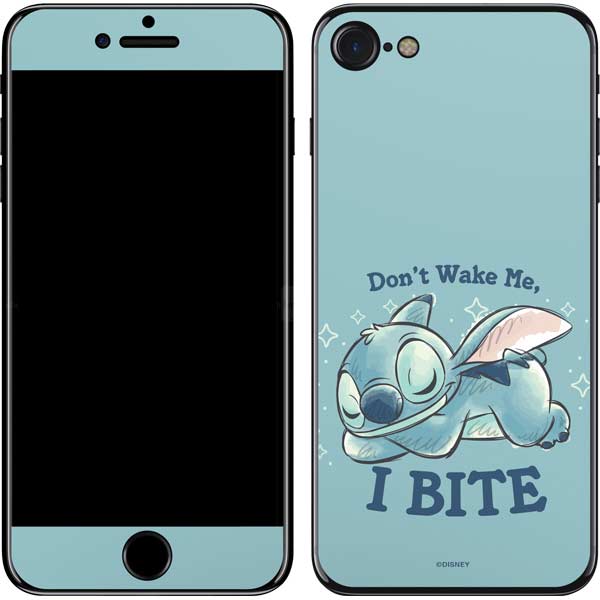 Disney Lilo and Stitch Dont Wake Me I Bite iPhone SE (2nd & 3rd Gen) Skin
