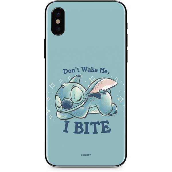 Disney Lilo and Stitch Dont Wake Me I Bite iPhone XS Max Skin