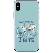 Disney Lilo and Stitch Dont Wake Me I Bite iPhone XS Skin