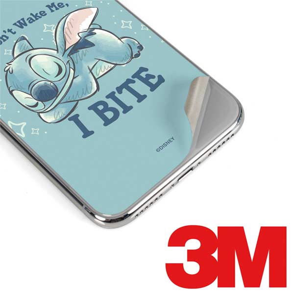 Disney Lilo and Stitch Dont Wake Me I Bite iPhone XS Skin