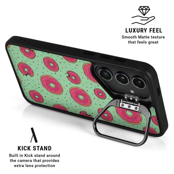 Donuts Foodie Galaxy S26 Plus Kickstand Case