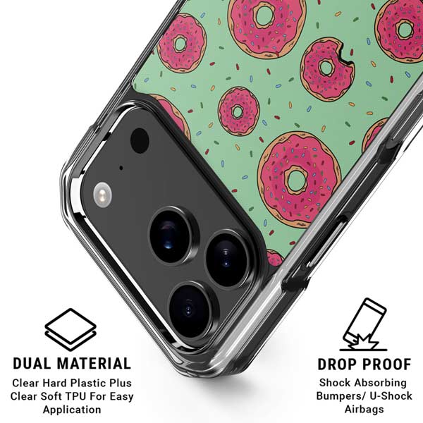 Donuts Foodie iPhone 17 Pro Clear Case
