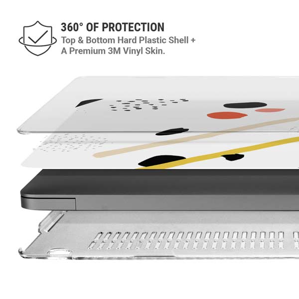 Dots and Dashes MacBook Pro 14in (2021-24) Case plus Skin