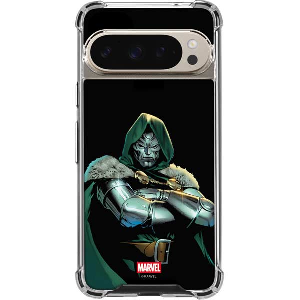 Marvel Dr. Doom Google Pixel 9 Pro XL Clear Case