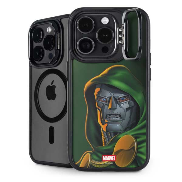 Marvel Dr. Doom Portrait iPhone 14 Pro Kickstand Case