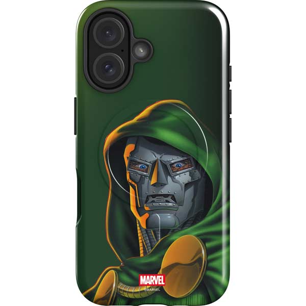 Marvel Dr. Doom Portrait iPhone 16 Magsafe Impact Case