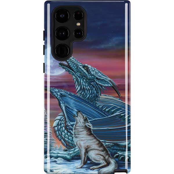Dragon and the Wolf by Ed Beard Jr Galaxy S25 Ultra Impact Case