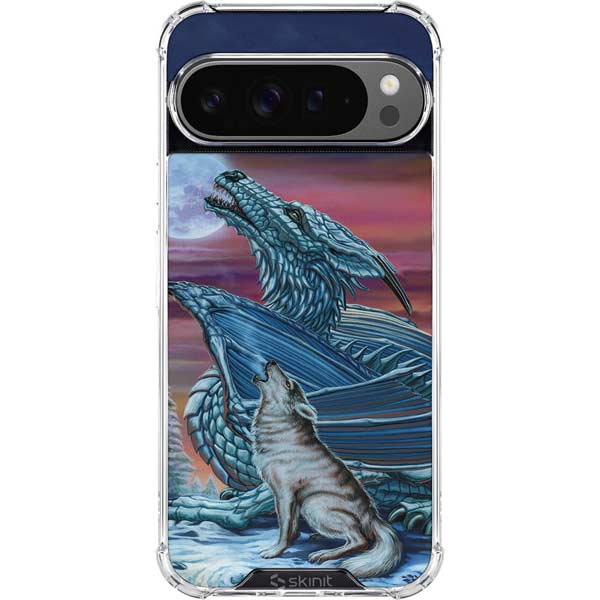 Dragon and the Wolf by Ed Beard Jr Google Pixel 10 Pro Clear Case