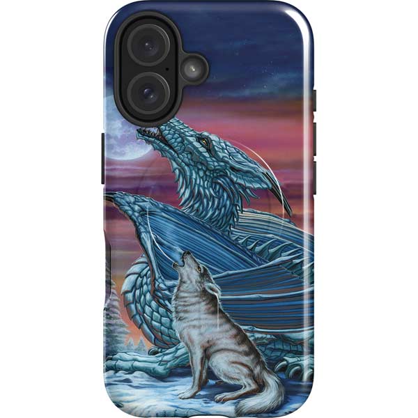 Dragon and the Wolf by Ed Beard Jr iPhone 16 Magsafe Impact Case