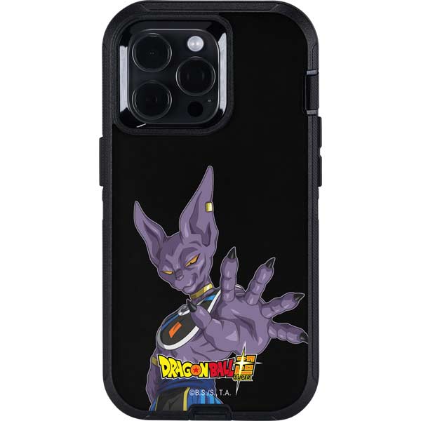 Dragon Ball Super Beerus Portrait Otterbox Defender iPhone Skin