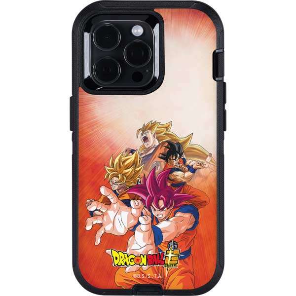 Dragon Ball Super Goku Evolution Otterbox Defender iPhone Skin
