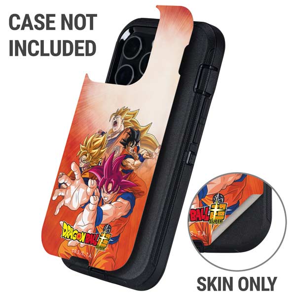 Dragon Ball Super Goku Evolution Otterbox Defender iPhone Skin