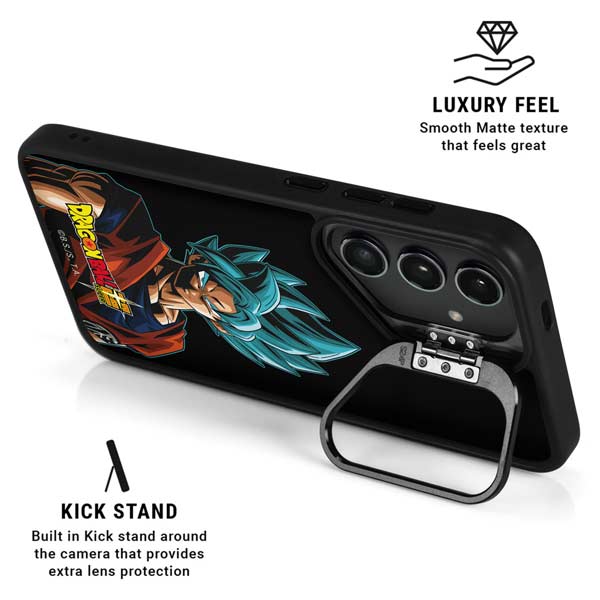 Dragon Ball Super Goku Galaxy S25 Plus Kickstand Case