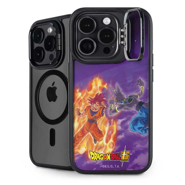 Dragon Ball Super Goku vs Beerus iPhone 14 Pro Kickstand Case