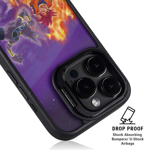 Dragon Ball Super Goku vs Beerus iPhone 14 Pro Kickstand Case