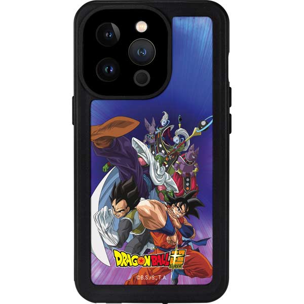 Dragon Ball Super Group iPhone 14 Pro Waterproof Case
